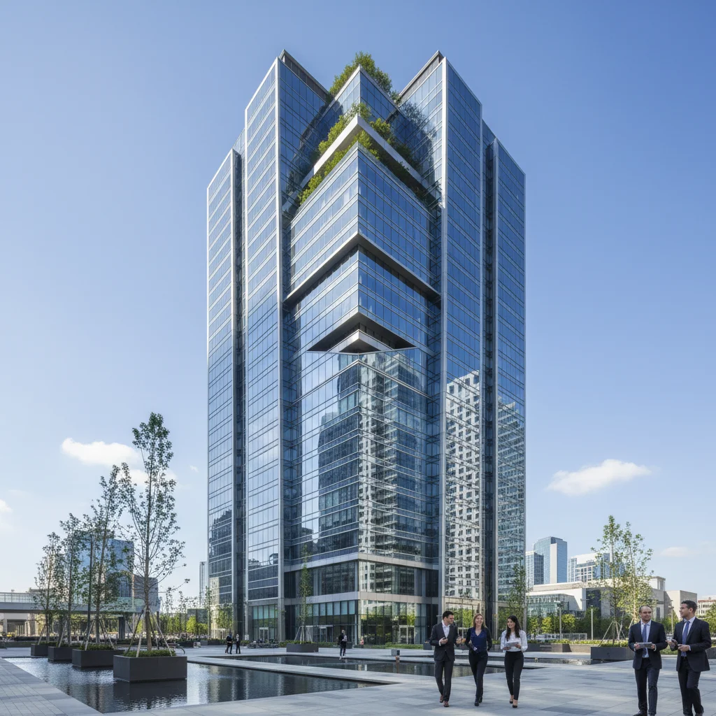modern commercial office building investment