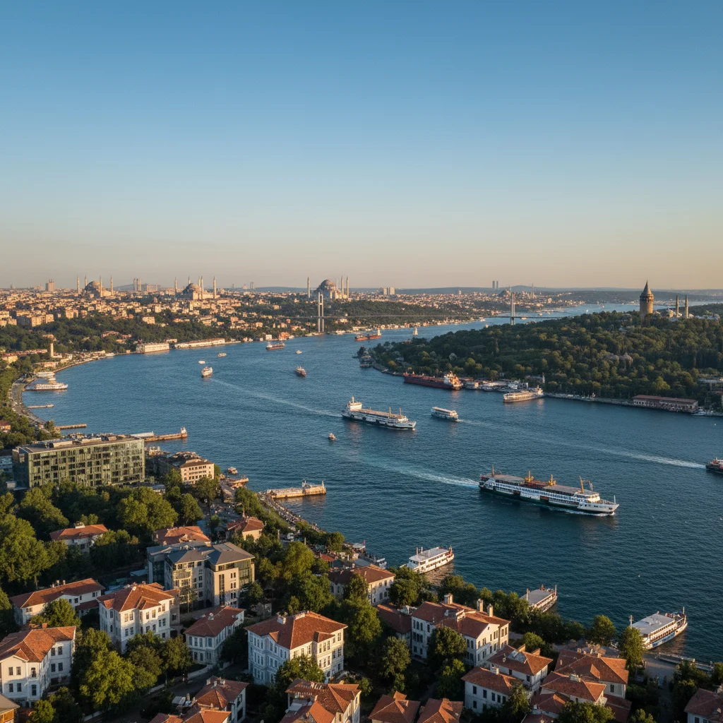 bosphorus strait asian side view