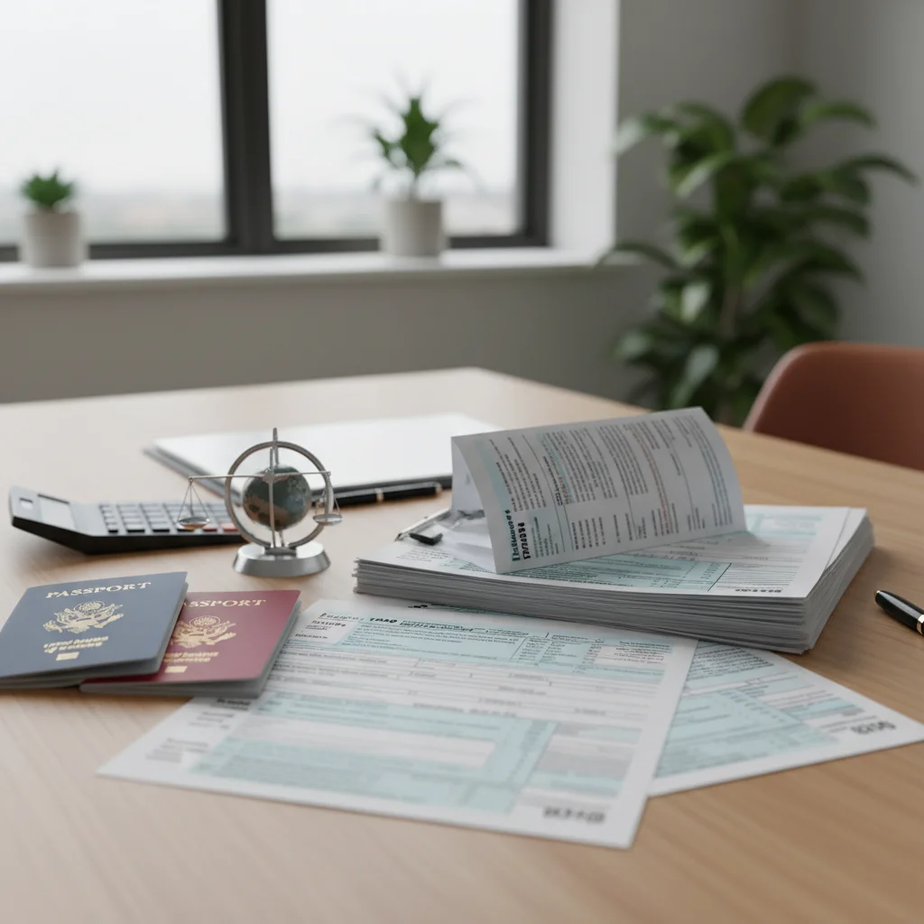 الوثائق المالية الضرائب الامتثال الجنسية
