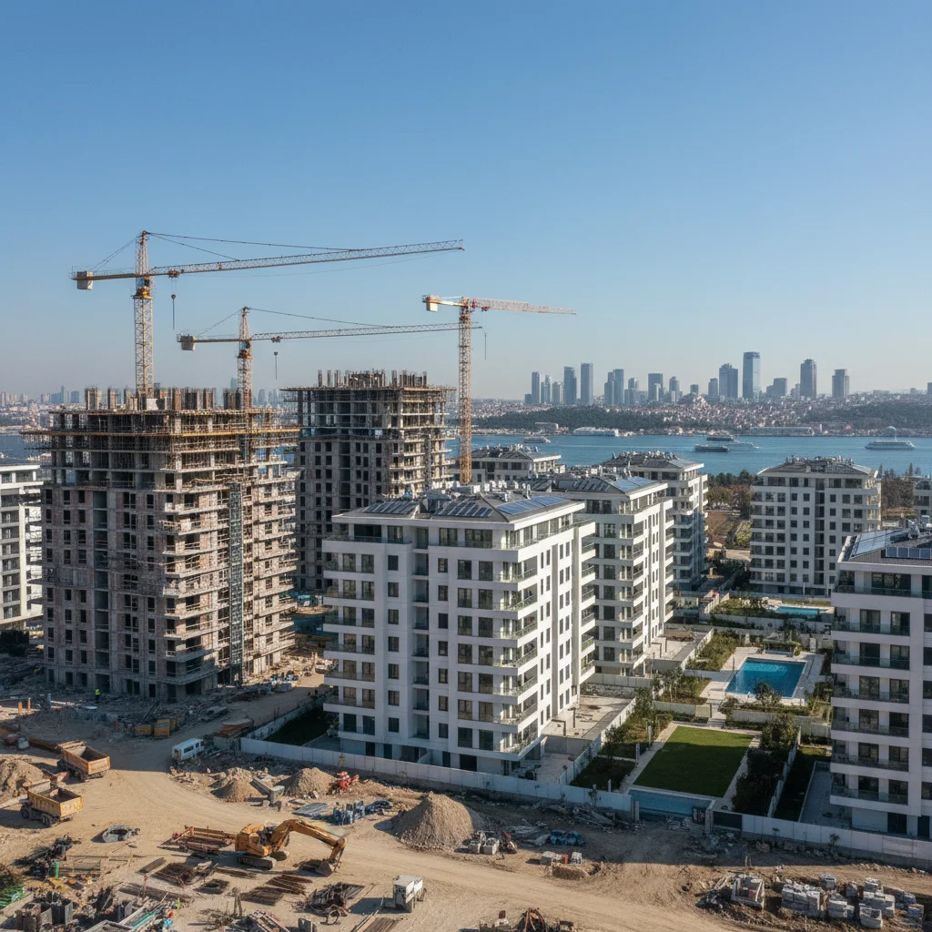 modern turkish residential development construction