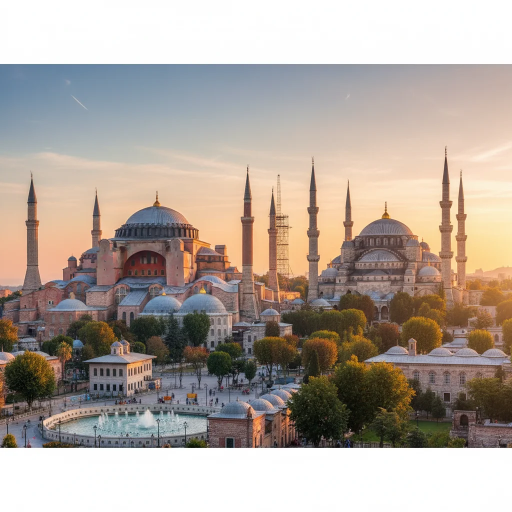 sultanahmet hagia sophia blue mosque