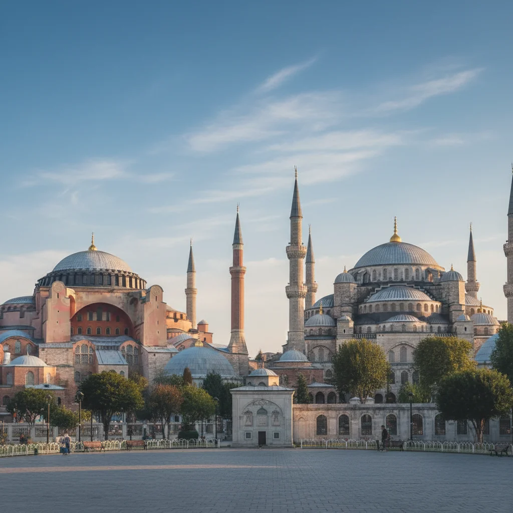 sultanahmet hagia sophia blue mosque