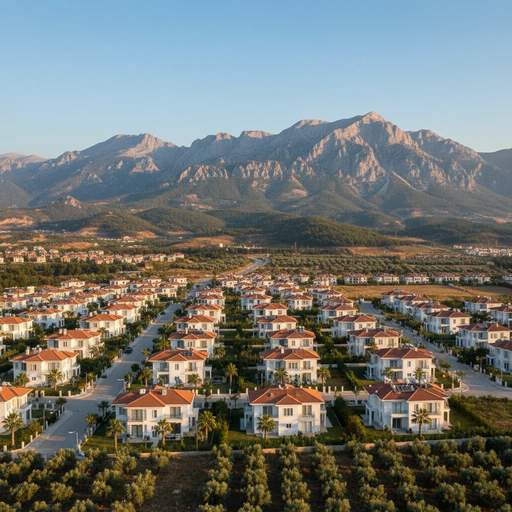 antalya dosemelti suburban houses mountains