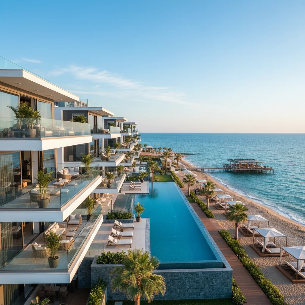 antalya luxury beachfront apartments lara
