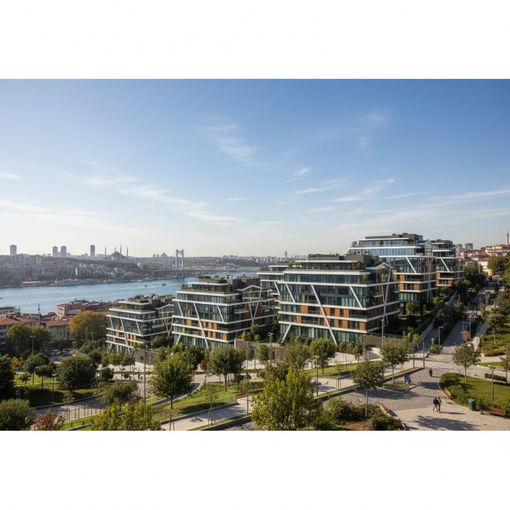 istanbul kadıköy anadolu yakası yerleşim binaları modern yaşam