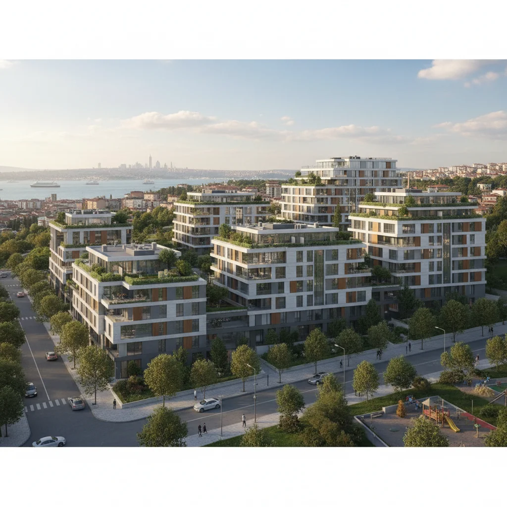 istanbul kadikoy asian side residential buildings modern living