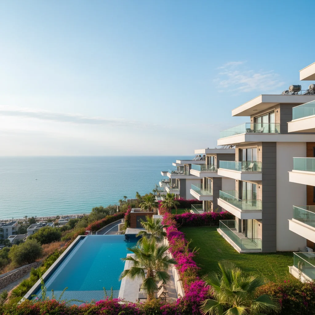 antalya residential complex sea view