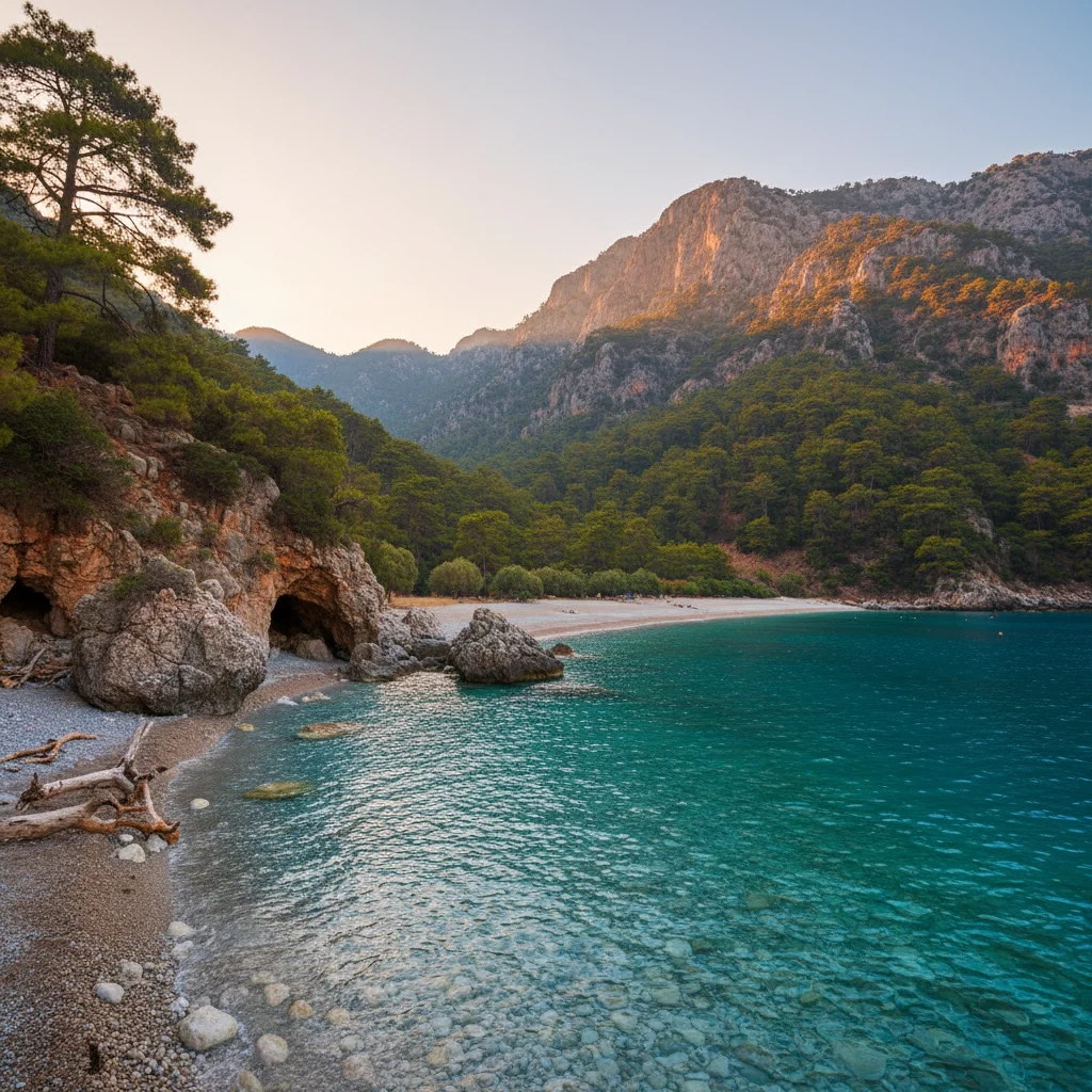 antalya olympos beach natural landscape