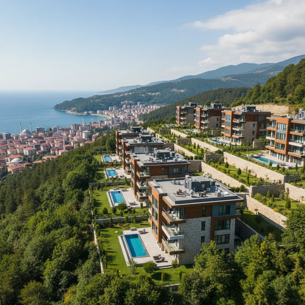 trabzon mountain view luxury apartments