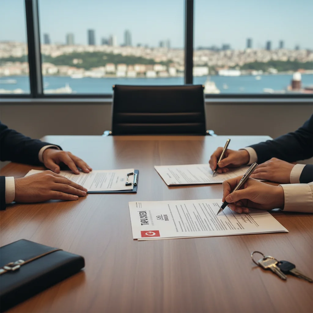 turkey property investment legal documents signing