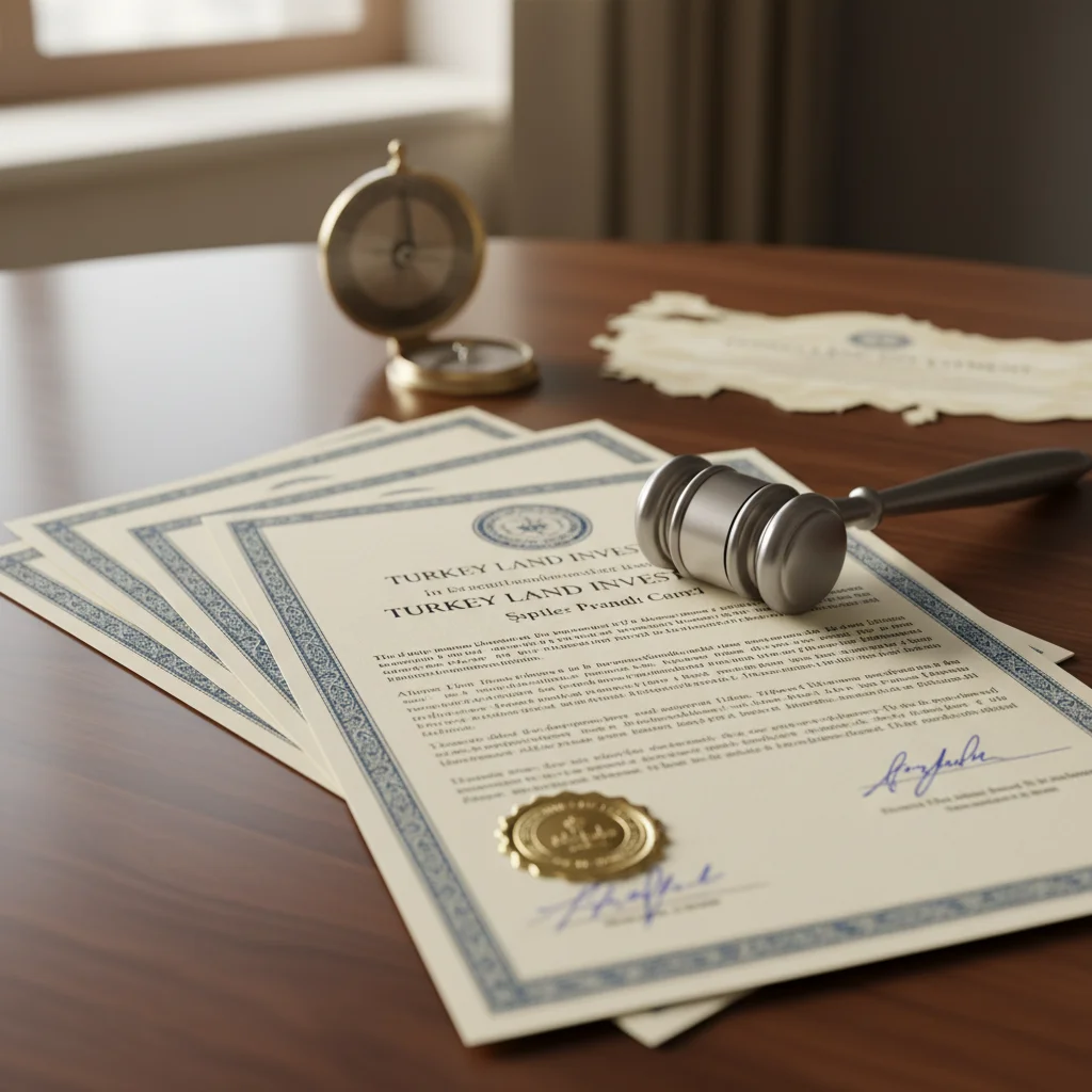 turkey land investment legal documents