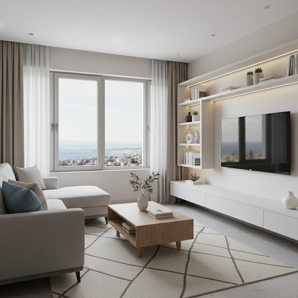 izmir small apartment interior modern