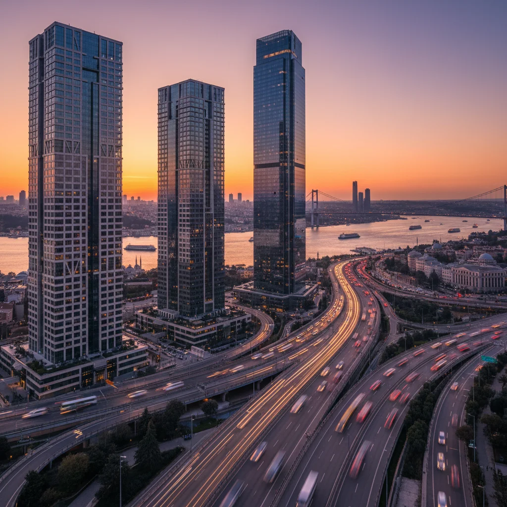 منظر إسطنبول الحديث منطقة الأعمال