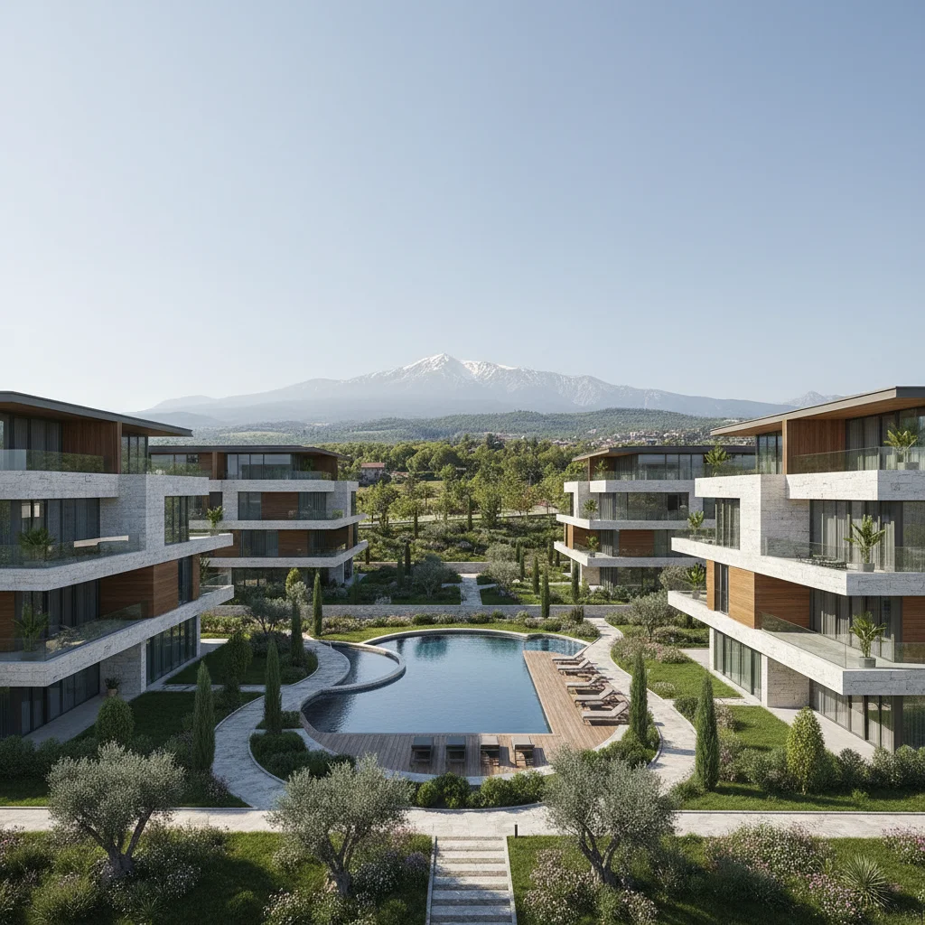 modern turkish residential complex bursa