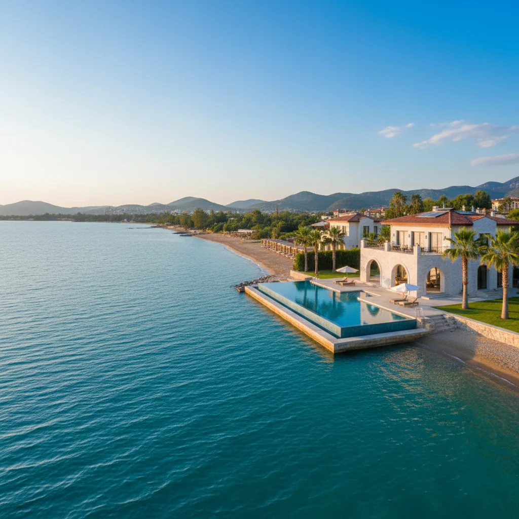 antalya beachfront luxury villa mediterranean