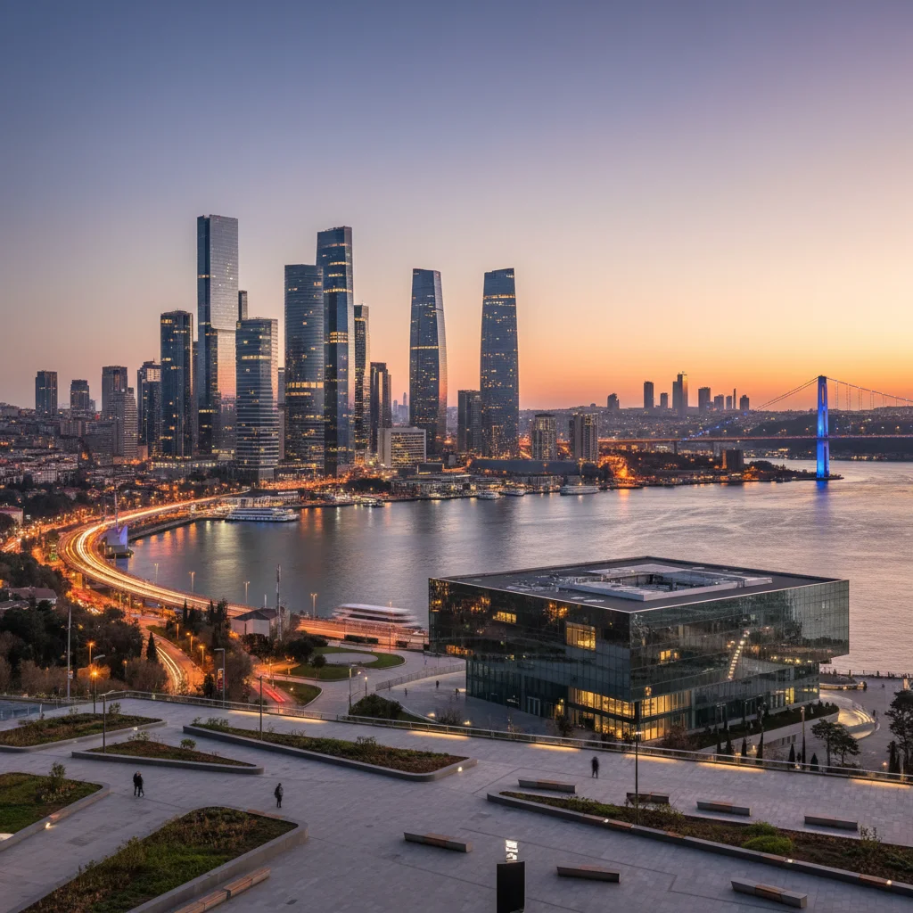 istanbul modern cityscape business district