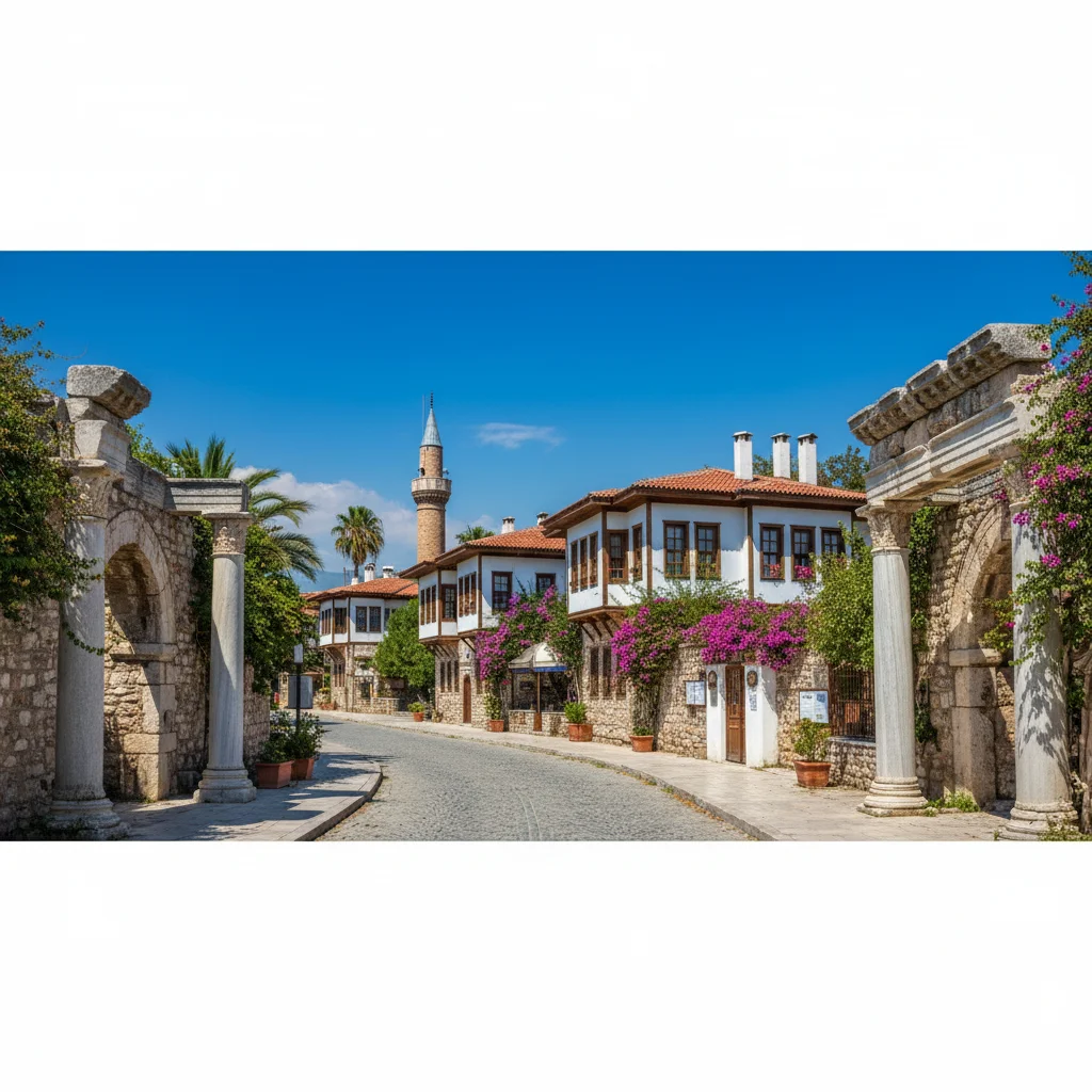 antalya old town kaleiçi historic buildings