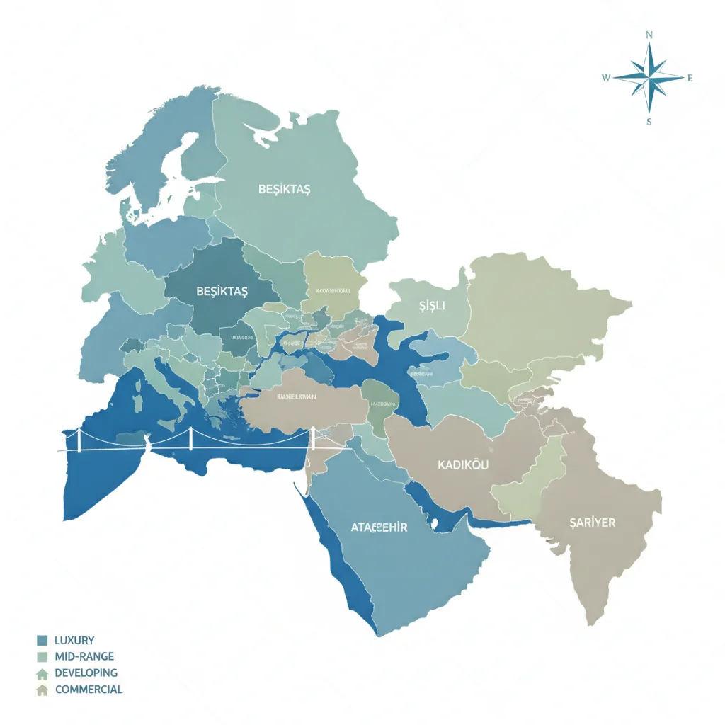 istanbul real estate districts map