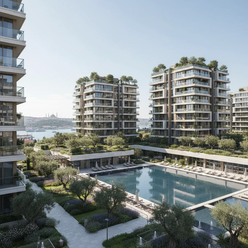istanbul residential complex modern architecture