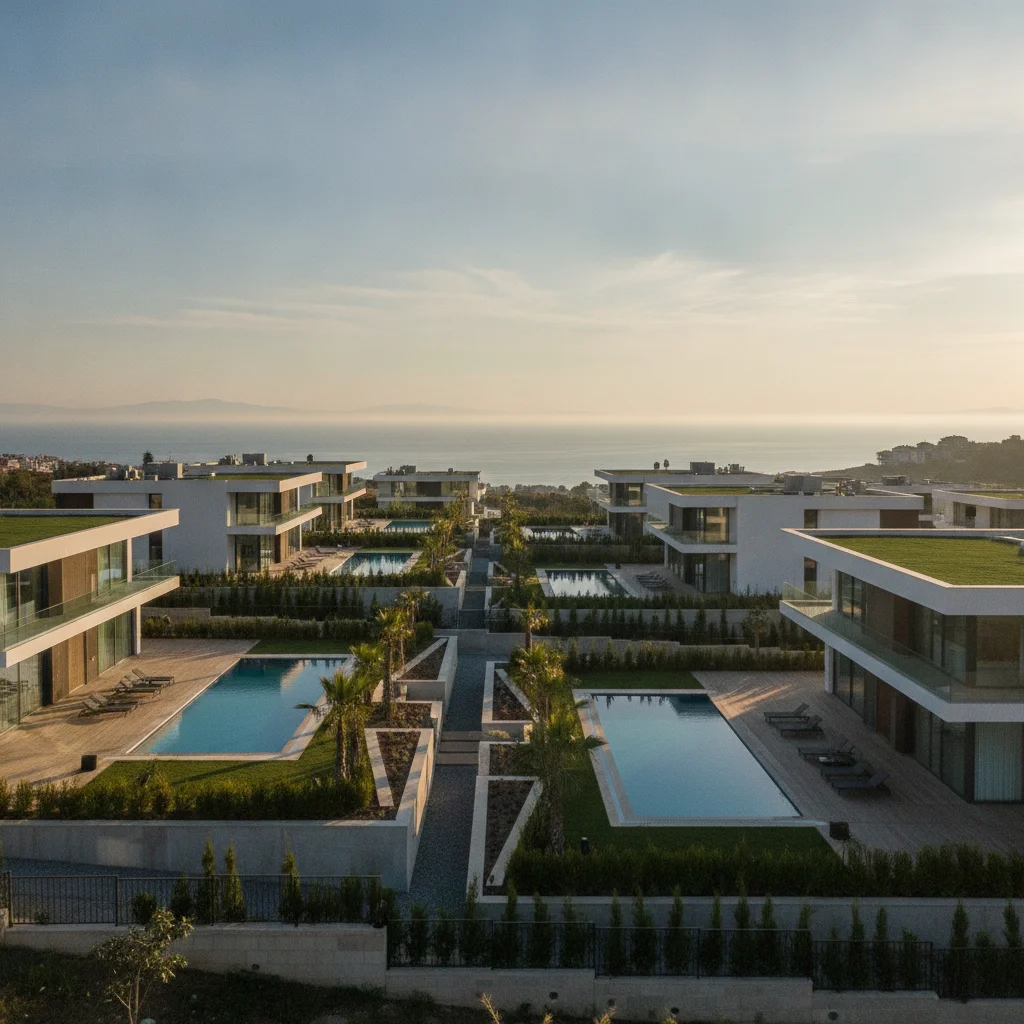 beylikduzu modern villa complex