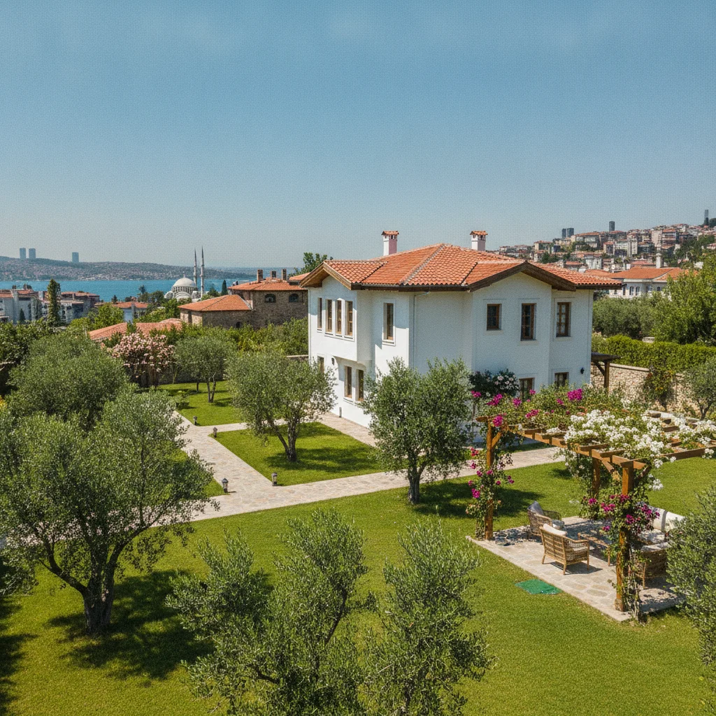 istanbul affordable villa exterior garden