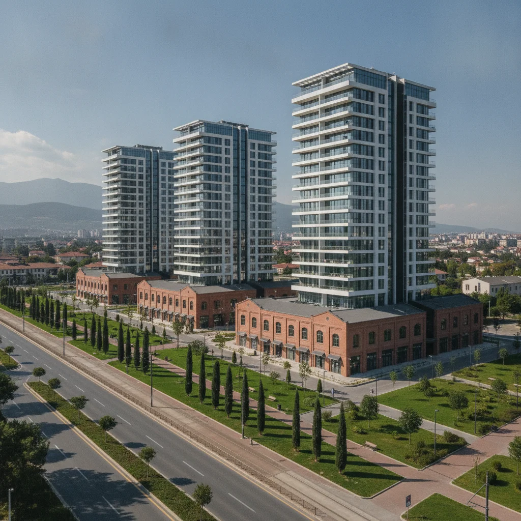 bursa industrial development modern apartments