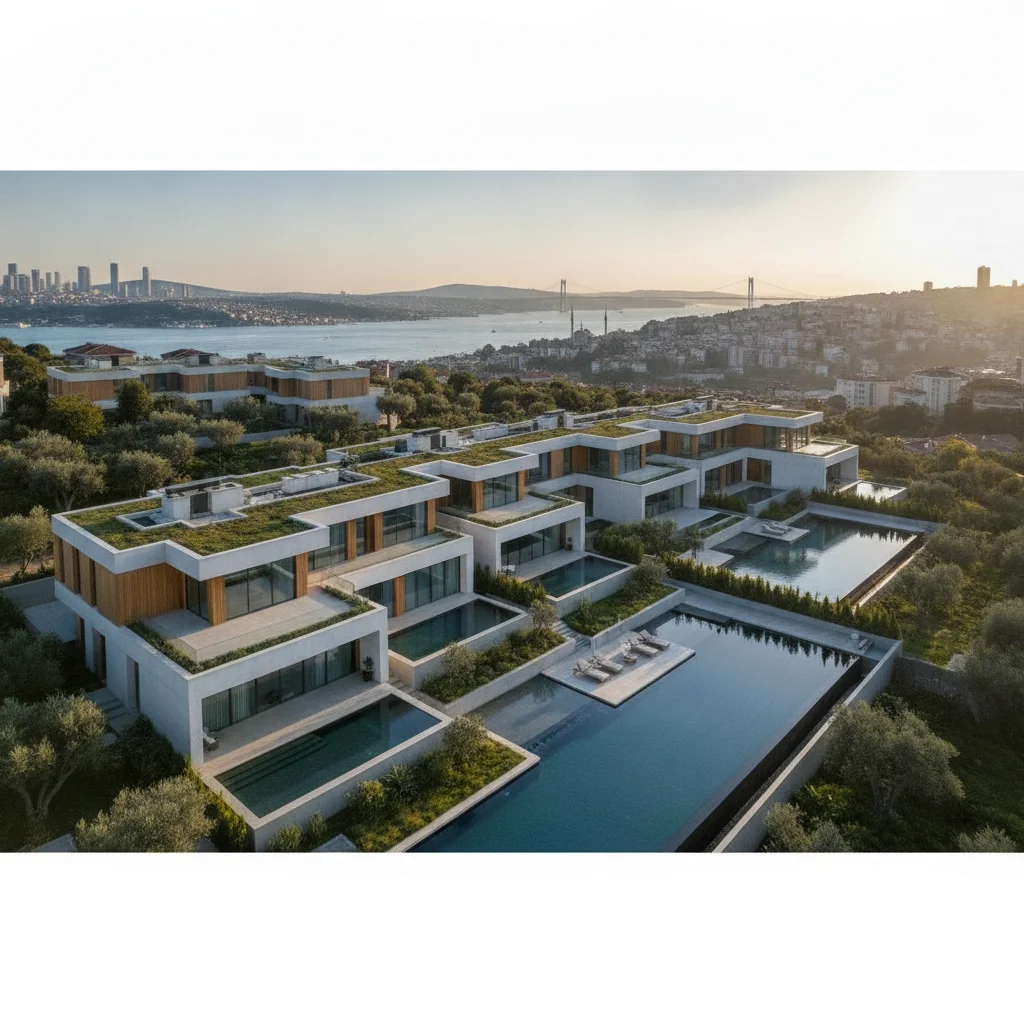 istanbul villa complex modern architecture