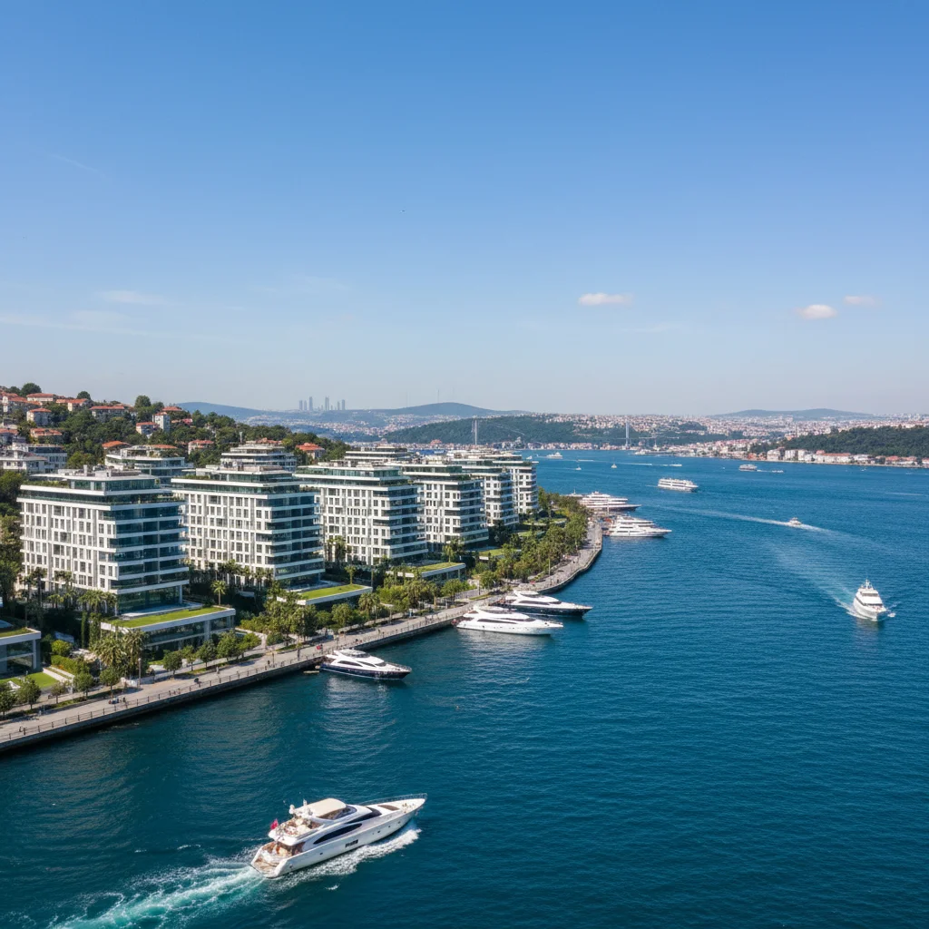 istanbul besiktas bosphorus luxury apartments