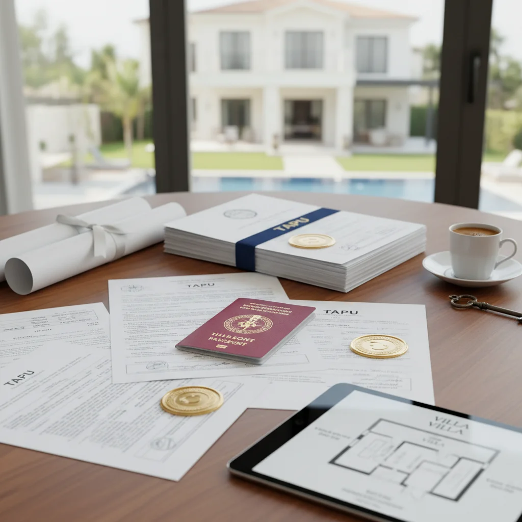 turkish villa investment property documents