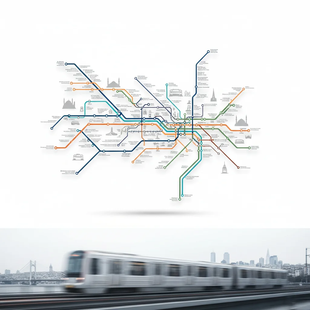 istanbul metro map transportation