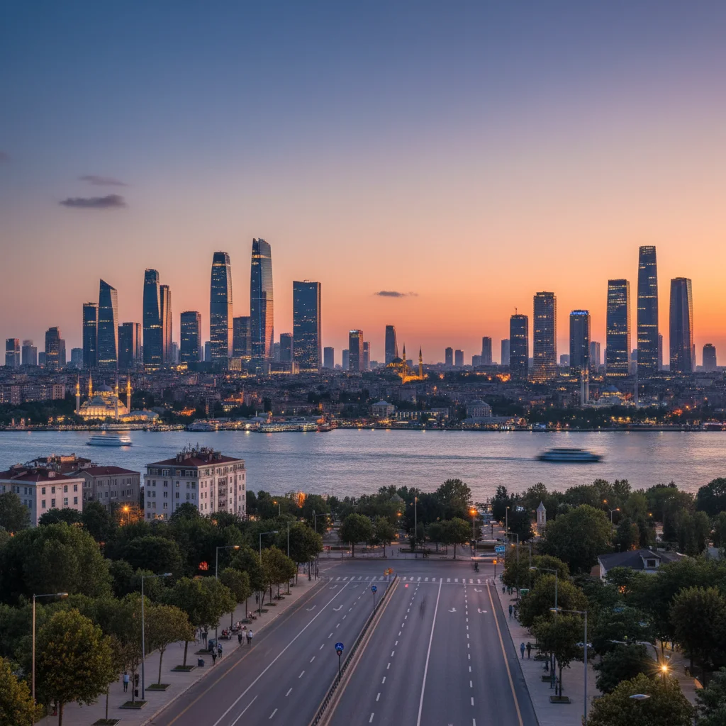 istanbul real estate districts skyline