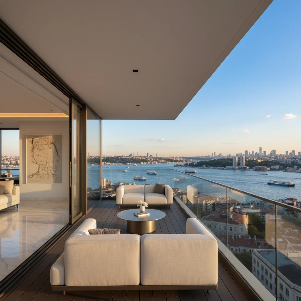 istanbul modern apartments bosphorus view luxury