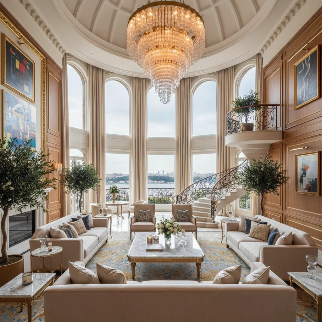 luxury istanbul villa interior