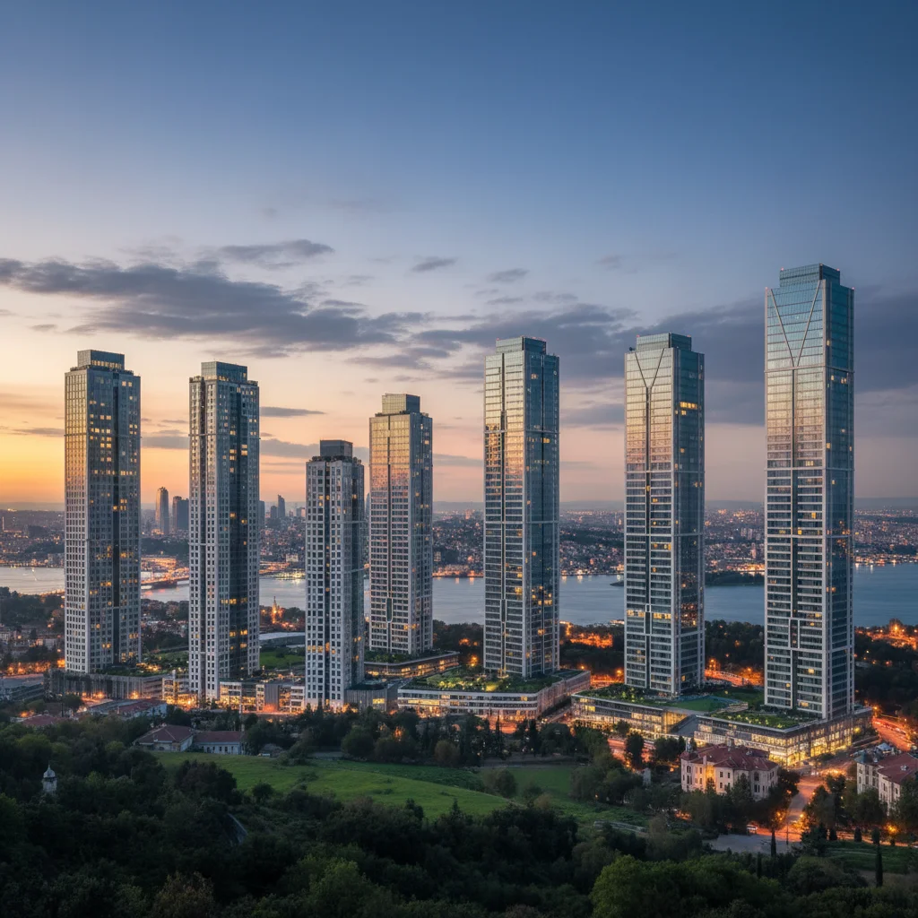 istanbul modern residential towers skyline