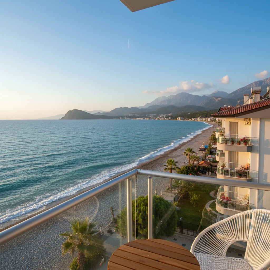 antalya affordable seaside apartments balcony view