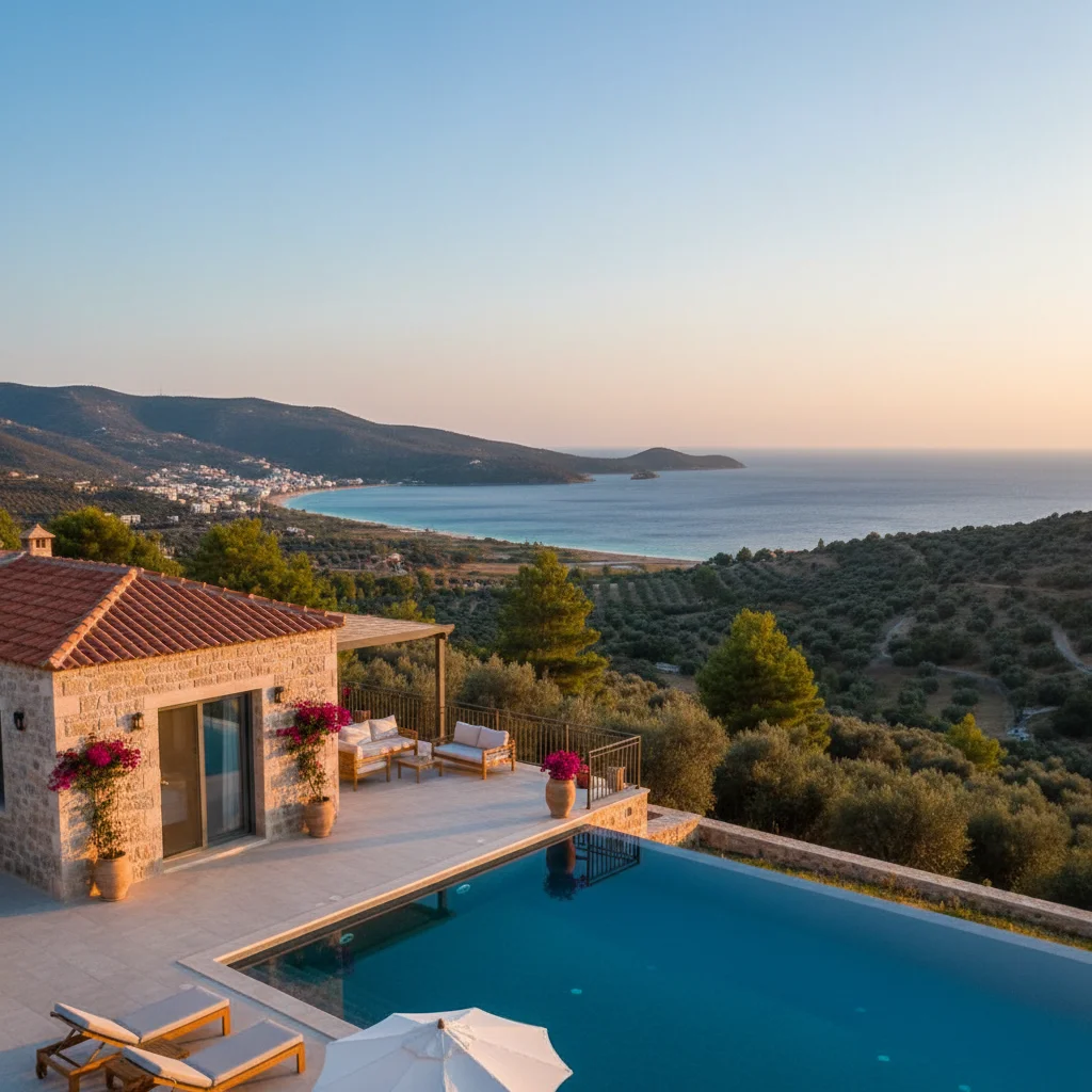 affordable villa turkey landscape view