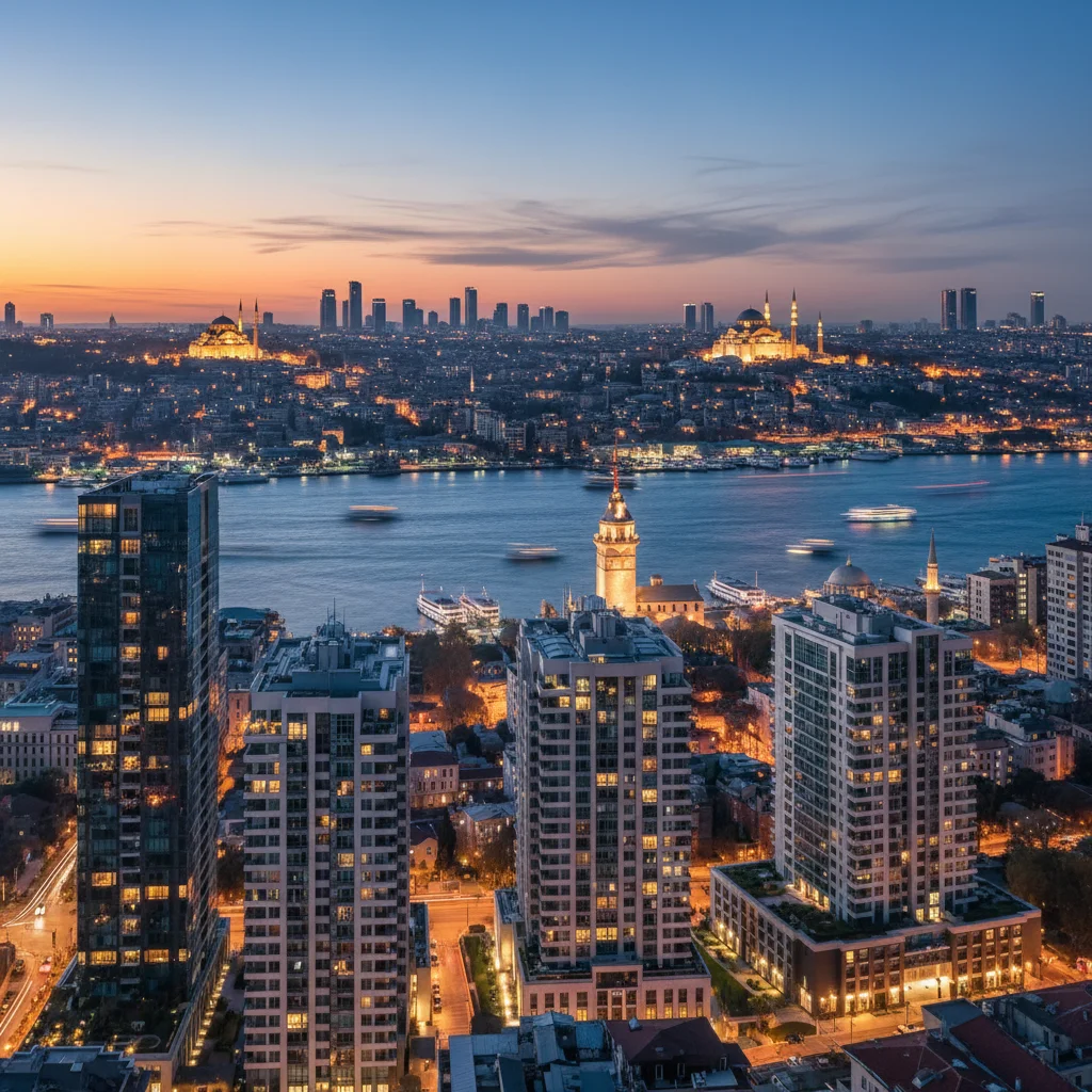 istanbul luxury apartment skyline bosphorus
