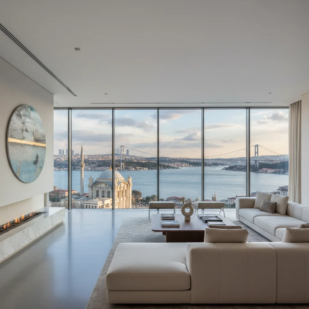 istanbul luxury apartment bogazici view modern